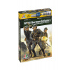 Italeri - figurky německá pěchota, 2. světová válka, Wargames 15601, 1/56