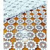 Behun na stol - Biely behúň 145 x 50 cm (Biely obrus Guipiura steh obrúsky 50/145)