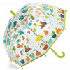 Djeco Žabí cestování deštník dětský průhledný