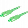 Optický patch kábel Lanberg SM SC/APC-SC/APC SIMPLEX 3mm LSZH 30m biely