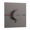 Hansgrohe ShowerSelect Comfort Termostatická batéria pod omietku, kefovaný čierny chróm 15574340-HG