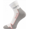 VoXX LOCATOR B / Športové bavlnené ponožky, zosilnené chodidlo - biela/ružová 35-38