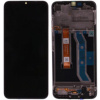 Továrenský Realme C25Y čierny LCD displej s dotykom a rámom predný panel