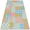 Krásny vonkajšie koberec Krásny vonkajšie koberec Patchwork rôznych kusov dwz-w0014896