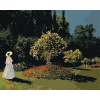 Diamondi Diamantové maľovanie ŽENA V ZÁHRADE CLAUDE MONET bez rámu a bez vypnutia plátna