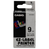 páska CASIO XR-9SR1 Black On Silver Tape EZ Label Printer (9mm) (XR-9SR1)