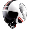 Prilba LS2 OF599 SPITFIRE INKY WHITE BLACK L (Prilba LS2 OF599 SPITFIRE INKY WHITE BLACK L)