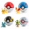 4KS POKEMON GO POKEBALL TRANSFORMATION SET FIGURAČKY (4 ks Pokébalová figúrka Pokemon Go Rozšíriteľná ako darček pre dieťa)
