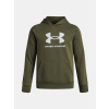 Chlapčenská mikina Under Armour UA Rival Fleece BL Hoodie-GRN Zelená YMD