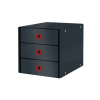 Zásuvkový box Leitz Click&Store COSY, 3 zásuvky, sametově šedá 53680089