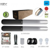 KEY RAY 4024K, 2xRAY4024(24V,120W,2000N),2xSUB-44WR,1xCT-14AB2,1xRX4,1 párFT-32 (RAYKIT pre dvojkrídlovú bránu prejazd do 8m, )