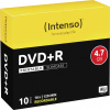 Intenso 4811652 DVD plus R 4.7 GB 10 ks Slimcase s potiskem