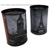 Pokladnička detská plech mestá Londýn Paríž 7x11cm 1ks