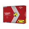 Golfové loptičky Callaway Chrome Soft Truvis (12 ks) Žltá
