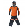 MPS Goalie set with HELMET S, oranžová / čierna, S maskou (kompletný set)