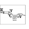 Stredný tlmič výfuku MTS 01.53730