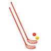 SCHILDKRÖT Fun-Hockey sada, 4-dielna, červená/žltá