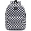 Single -Chamber School Batoh Vans White, Black 22 L (Vans Old Skool Check batoh - čierna/biela)