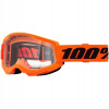 Okuliare 100 % Strata 2 Neon Orange číre
