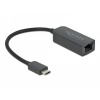 Delock USB 2.0 adaptér [1x USB-C® zástrčka - 1x RJ45 zásvuka] 66645; 66645