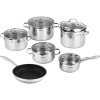 Siguro Pure Delight Súprava riadu, 11 ks, súprava hrncov + panvica 28 cm
