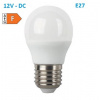 SMD LED žiarovka matná Special Voltage Ball P45 5 W 12 V-DC E27 4 000 K 450 Lm 180° G45527NW12DC