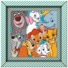 Disney zvieratká 60 dielne puzzle s rámom - Clementoni