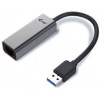 Sieťová karta i-tec USB 3.0/RJ45 (U3METALGLAN) sivá