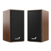 GENIUS repro SP-HF180, 2.0, 6W, USB napájení, 3,5mm jack, dřevěné, hnědé (31730029400)