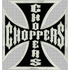 Nášivka BIKERSMODE kríž choppers malá