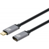 Techly Kabel USB-C - USB-C 1 m černý (ICOC MUSB322-CMF-010)