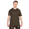 Fox Tričko Khaki Camo print T shirt