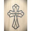 Kríž lomený - oblúk prázdny (Jednoduchý vyrezávaný kríž)