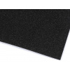 Samolepiaca penová guma Moosgummi s glitrami 20x30 cm čierna 2ks