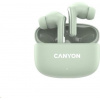 Canyon TWS-9, OnGo 9, True Wireless Stereo BT 4.4 slúchadlá do uší, 6 + 24h výdrž, nabíjacia stanica v kazete, zelené CNS-TWS9G
