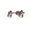 Bodové stropné svietidlo 2x E14 Brown Industrial Oberon 5336 Rabalux