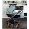 Detský kočík 3D Premium Adbor | Deluxe Baby Farba: 03 - Zelený