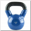 Kettlebelle HMS 12 kg odtiene modrej (KNV12 Blue Kettlebell liatina pokrytá HMS vinyl)
