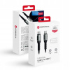 Kábel Forcell USB typ C - USB typ C 1,2 m čierny