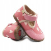 EMEL EK 5221-1 ĽAHKÉ DETSKÉ PAPUČE, RUŽOVÉ SANDÁLE S SRDIEČKAMI, VEĽKOSŤ 20