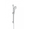 HANSGROHE Croma Select S sprchová súprava, ručná sprcha 3jet Multi priemer 110 mm, 65 cm sprchová tyč, jazdec a sprchová hadica 160 cm, biela/chróm, 26560400
