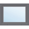 Plastové okno jednokrídlové ARON Basic biele/antracit 900 x 750 mm DIN ľavé