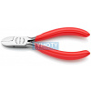 KNIPEX 77 21 130 Bočné štiepacie kliešte pre elektroniku bez fazety, plast.návleky, leštené 130 mm