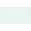 Ochranný panel do kuchyne, biely, 90x50 cm, tvrdené sklo