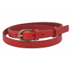 Kožený dámsky opasok 722-20-30 červený pracka Medúza
