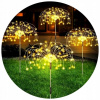 Solárna zapichovacia záhradná lampa - Solárna lampa puk biela 100 cm 120 ks.x4 (Solárna lampa puk biela 100 cm 120 ks.x4)