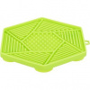 Lick´n´Snack hexagon s prísavkami podložka na pomalé kŕmenie TPR plast 17 cm