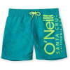 O'Neill CALI FLORAL SHORTS tyrkysová,reflexný neón Chlapčenské kúpacie šortky 164