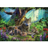 RAVENSBURGER Puzzle Vlci v lese 1000 dielikov