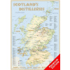 Whisky Distilleries Scotland - Poster 42x60cm - Premium Edition